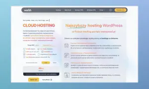 Darmowy hosting stron WWW w chmurze. Szybka, wydajna usługa z gwarancją ceny na 5 lat. Idealna dla WordPressa.